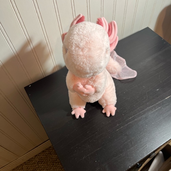 Douglas Pink Axolotl Plush Stuffed Animal Iridescent Tail Sparkle New W/O Tags - Picture 13 of 16